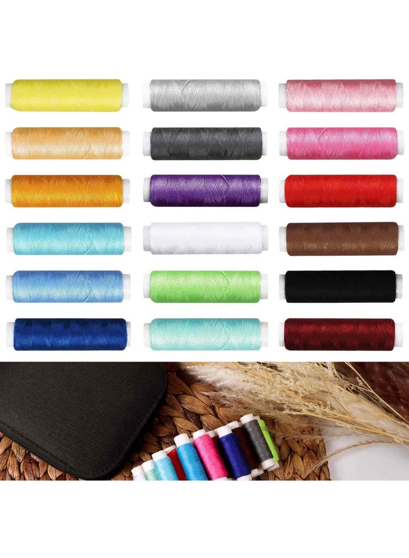 ميتوي 86 قطعة طقم خياطة السفر المحمولة لوازم الخياطة اكسسوارات للبالغين ، المبتدئين ، المنزل ، الطوارئ ، بما في ذلك إبرة و طقم خيوط ، مقص ، شريط القياس ، التماس الممزق - Image 2